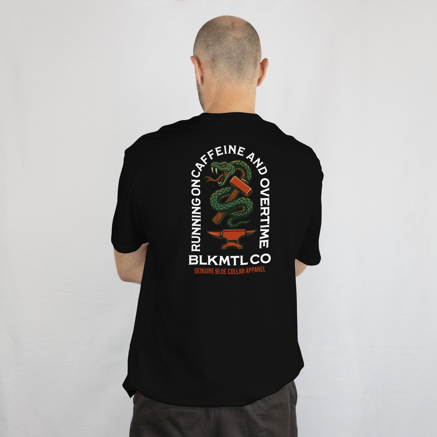 Caffeine & Overtime Workhorse Tee