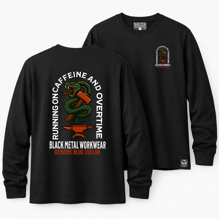 Caffeine &amp; Overtime Long Sleeve