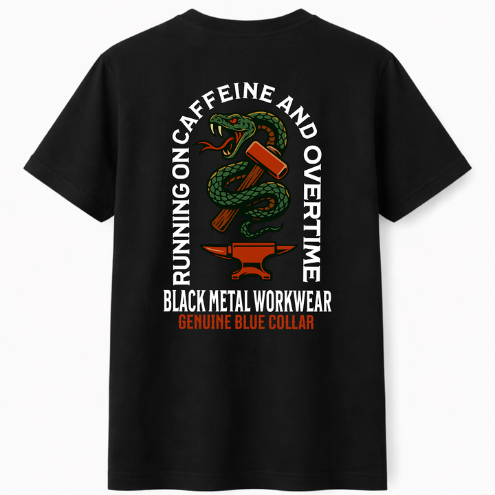Caffeine &amp; Overtime Workhorse Tee