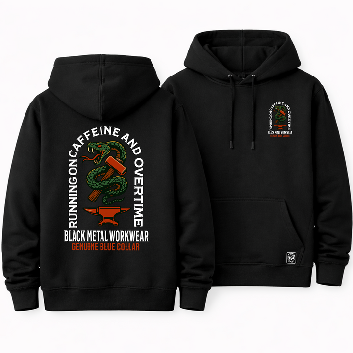 Caffeine &amp; Overtime Hoodie