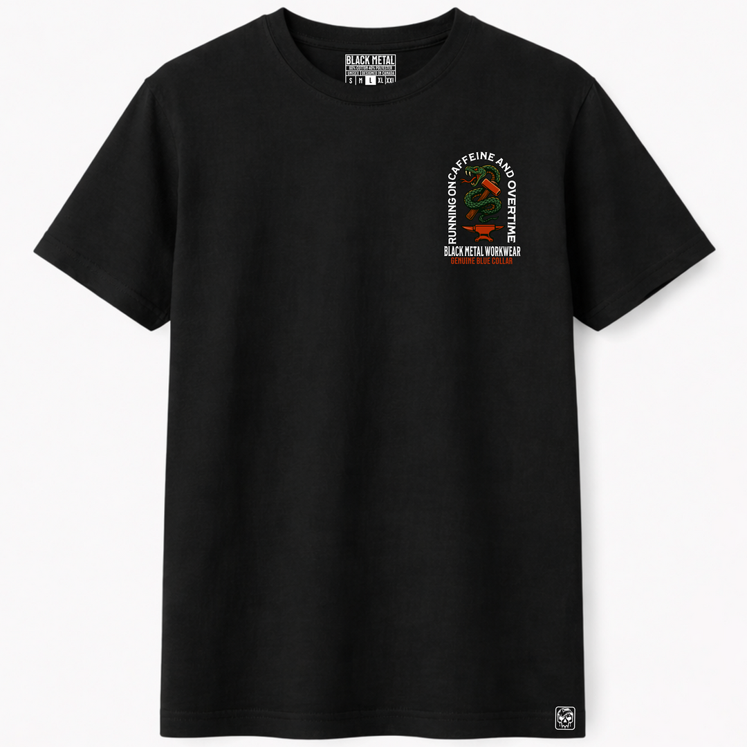 Caffeine &amp; Overtime Workhorse Tee