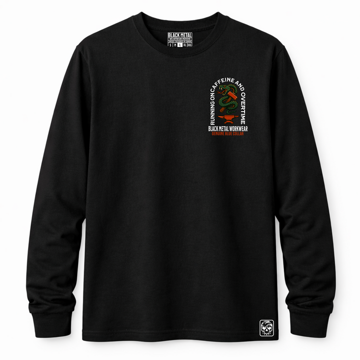 Caffeine &amp; Overtime Long Sleeve